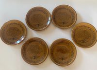 6 x Set DDR Teller Cp Rezept Fischsalat Vintage braun rar Sachsen - Großhartmannsdorf Vorschau