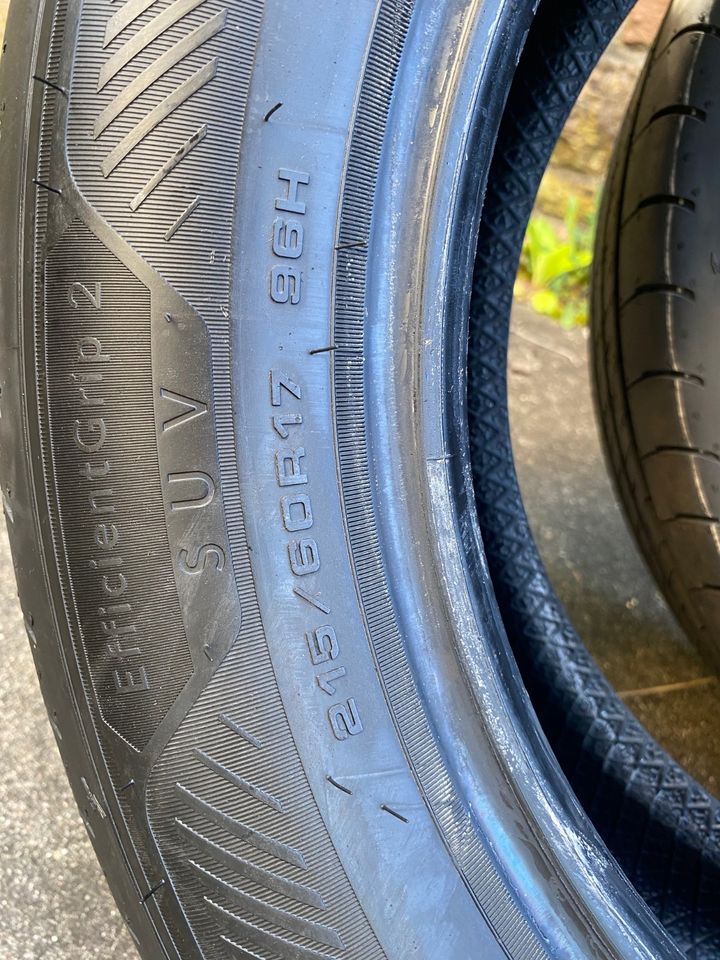 Sommerreifen Goodyear Efficient Grip2 SUV 215/60 R17 96 H in Stuttgart