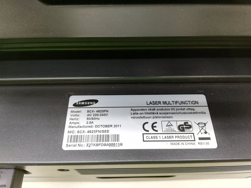 Samsung SCX-4623FN SCX4623FN SW Laser Multifunktionsdrucker Druck in Norderstedt