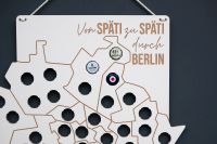 Stadtkarte Berlin Späti-Tour Geschenkidee Bierkarte Kronkorken Niedersachsen - Nordstemmen Vorschau