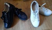 2 Paar DIESEL Plateau Sneaker 38 Leder stylisch Bayern - Lichtenfels Vorschau