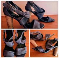 Sandaletten High Heel, blau, Gr. 40 *neuwertig* Baden-Württemberg - Isny im Allgäu Vorschau