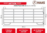 1 HAAS Panel 400 cm aus Flachovalrohr *Made in EU* Nordrhein-Westfalen - Nümbrecht Vorschau