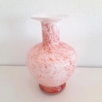 Deko / Vase / Glas / weiß apricot Nordrhein-Westfalen - Alpen Vorschau