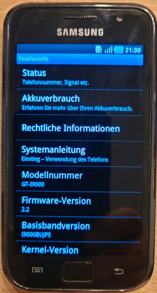 Samsung S (GT I900) in Buxtehude