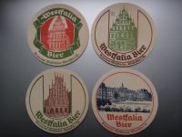 4 x Westfalia Brauerei VK Bierdeckel. Münster/Westfalen 1930/40er Hessen - Wiesbaden Vorschau