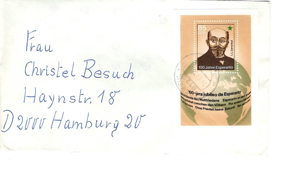 Sammlungsauflösung: 15 DDR Blöcke auf Briefen, z. T. Einschreiben in Kiel