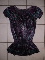 Tunika Bluse lila gemustert Gr. M Neu Bayern - Eckental  Vorschau