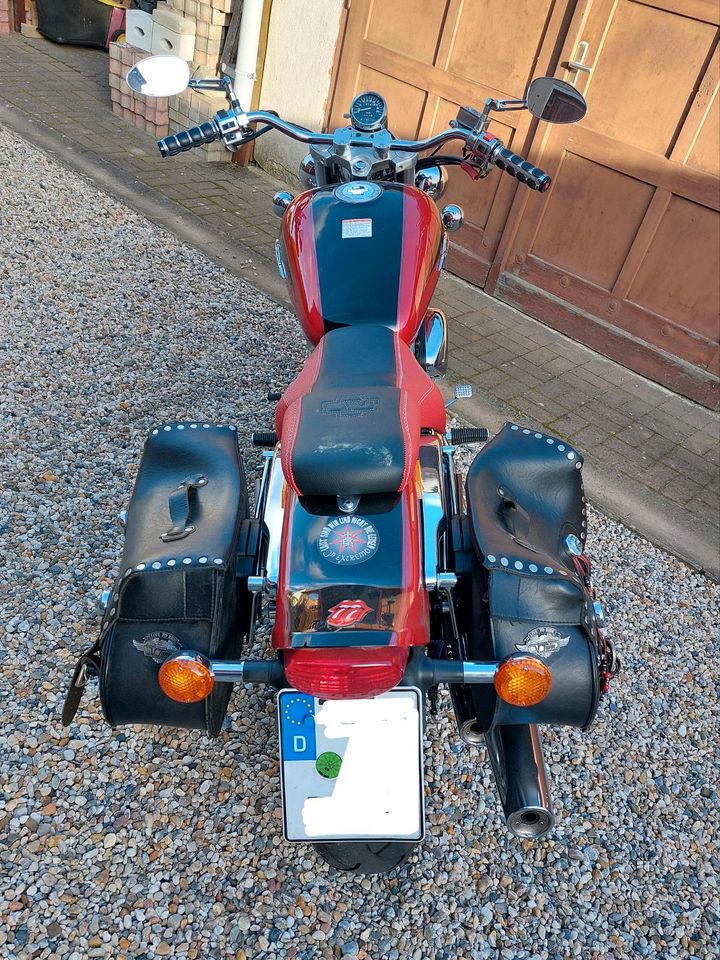 Suzuki VZ 800 Marauder Chopper rot/schwarz in Dahme/Mark