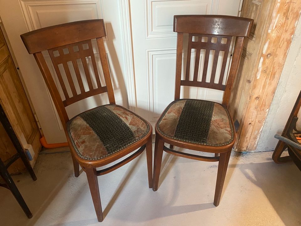 J.&J. Kohn Bugholz Stühle Sezession Jugendstil wie Thonet in Passau