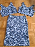 Crop-Top/Rock Jacquard blau/weiß Long tall sally Original Gr. 42 Bayern - Hammelburg Vorschau