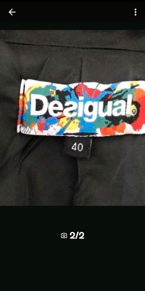 Desigual * leichter Mantel * 36 - 38 in Würzburg