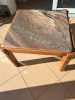 Tisch Massiv Holz Mamor "Honert Design" Granit Vintage 70er Hessen - Staufenberg Vorschau