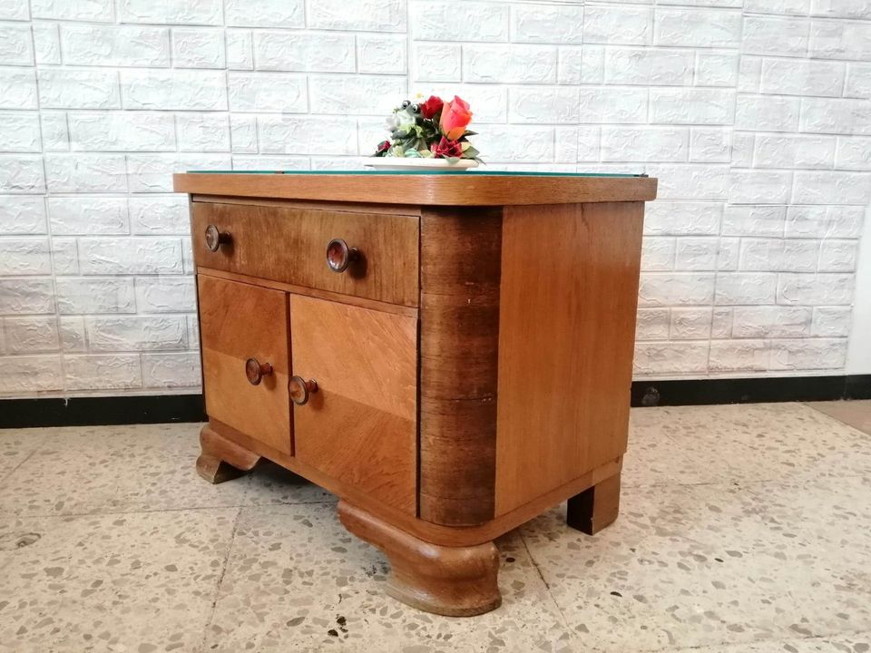 1 von 2 Art Deco Nachttisch  Nachtschrank Nightstand in Taunusstein