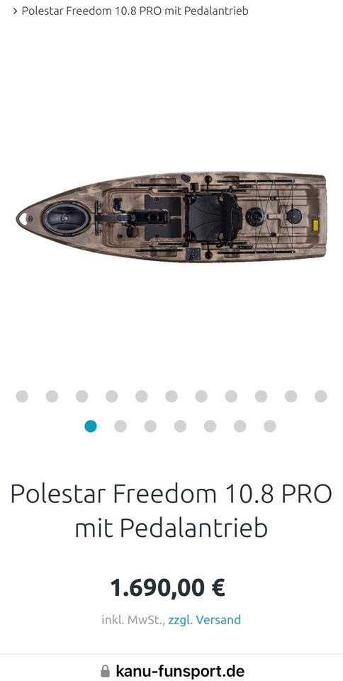 ANGELBOOT  SITONTOP Polestar Freedom 10.8 Pro Pedalantrieb NEU in Leipzig