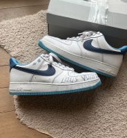 Nike Air Force 1 Customized Gr. 45 white/blue Bayern - Regensburg Vorschau