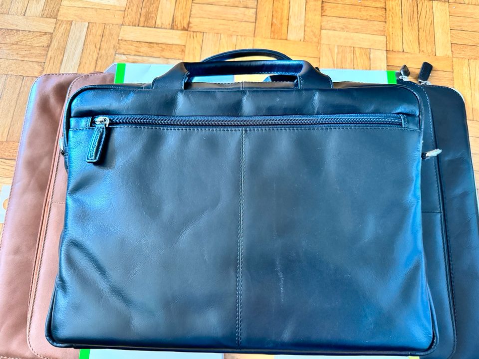 Ledertasche für Apple MacBook, Laptops bis 15‘‘, neu. Farbe-Black in Bonn