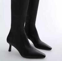 Damen Leder Overknees Stiefeletten schwarz Größe 39,40 Baden-Württemberg - Backnang Vorschau
