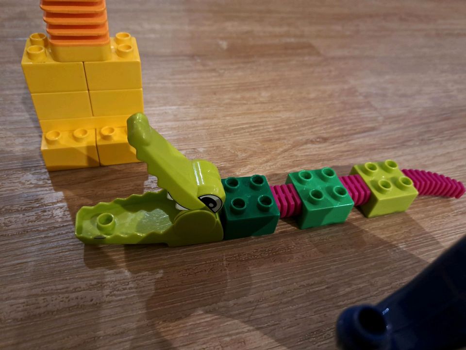 Lego duplo Zoo Tiere Giraffe Krokodil Elefant in Nersingen