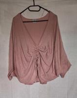 Pullover in alt Rosa mit Fledermausärmel und Raffung Baden-Württemberg - Uhldingen-Mühlhofen Vorschau