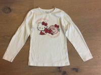 Mädchen Hello Kitty Shirt Longsleeve weiß Gr.128 neuwertig Bayern - Eltmann Vorschau