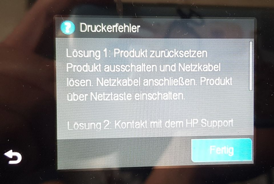 HP Officejet Pro 8610 All-in-One Drucker, defekt, für Bastler in Wesseling