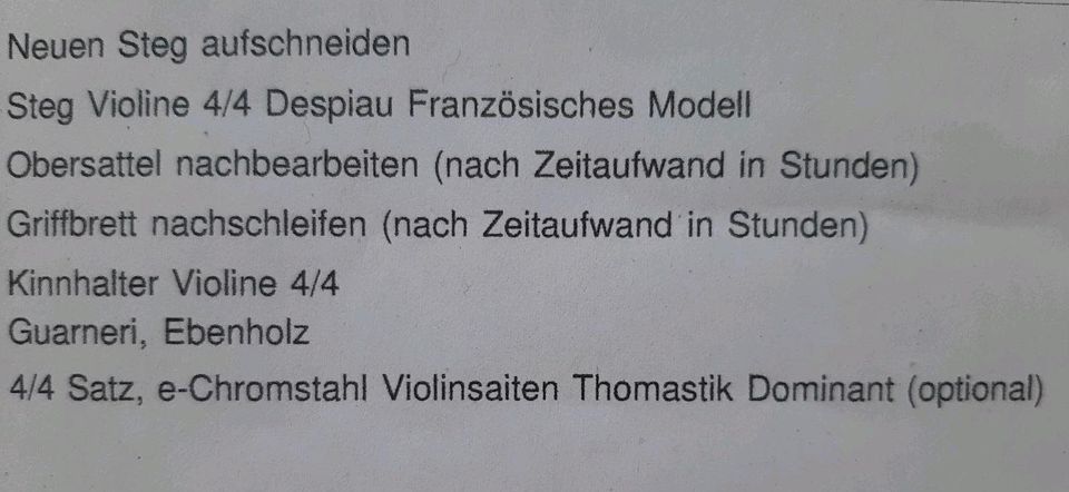 4/4 Violine  Geige - sehr guter Zustand in Weimar