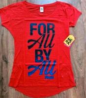 NEU ZUMBA Gr.XS 'Zumba By All'  Hi Lo Top Rot Shirt Östliche Vorstadt - Hulsberg Vorschau
