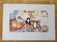 LINDA JANE SMITH Kittens Katzen 1987 The Jones Lithograph Nordrhein-Westfalen - Ratingen Vorschau