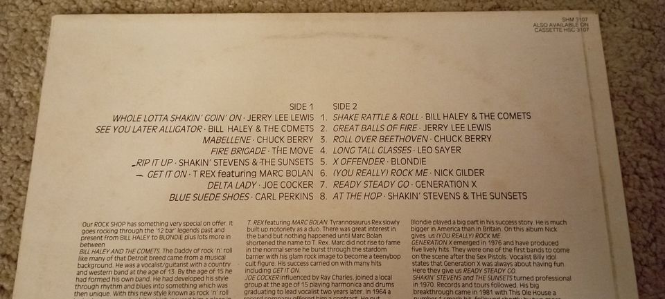 Rock Shop,Rock`N`Roll, 1982, LP, Schallplatte, Top in Hilter am Teutoburger Wald