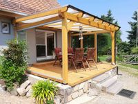 Terrassendach Holz  Terrassenüberdachung Überdachung Carport Nordrhein-Westfalen - Grevenbroich Vorschau