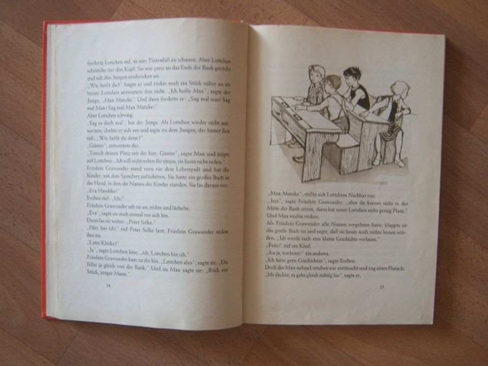 Max und Lottchen in der Schule + DDR Kinderbuch in Leipzig