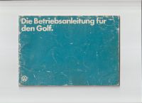 Bedienungsanleitung, Betriebsanleitung, VW Golf 1 Bayern - Grafenau Vorschau