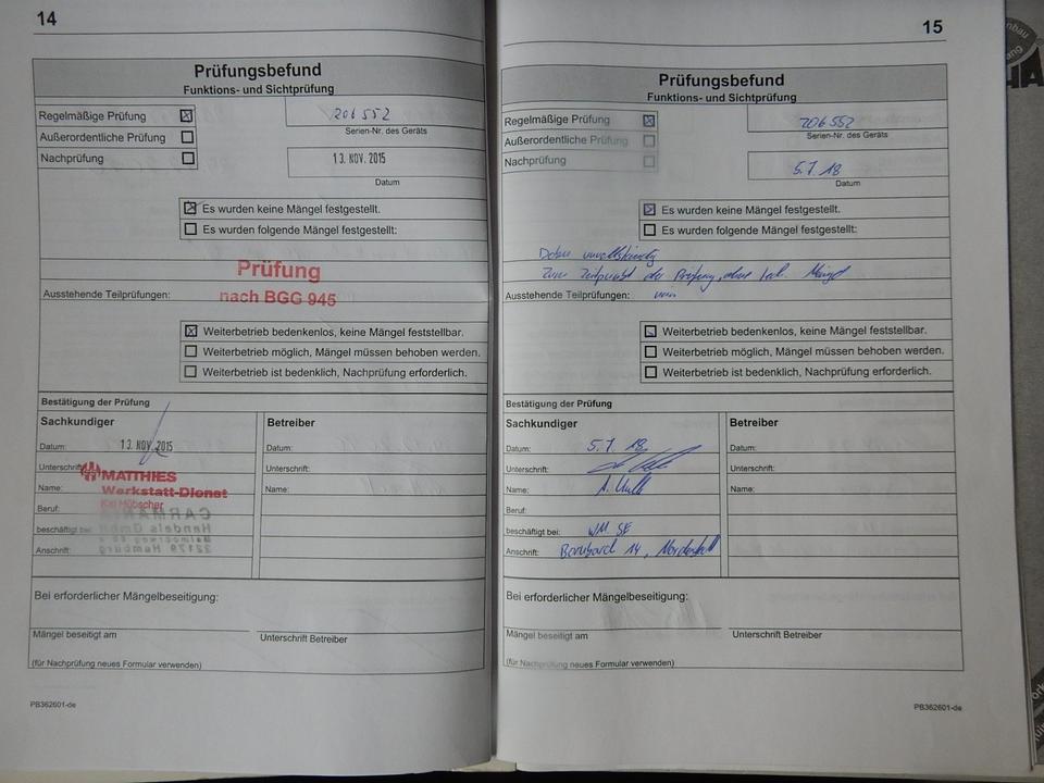 Hebebühne MAHA Econ III 3.0, wenig benutzt, defekt, günstig in Hamburg