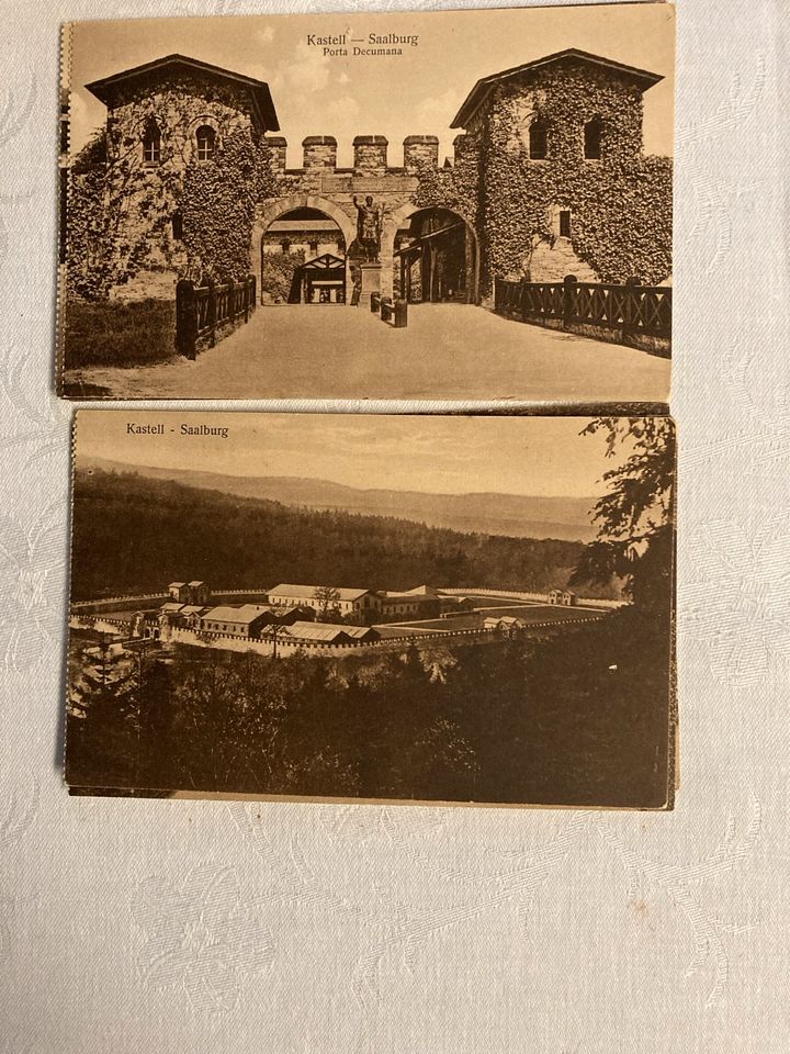 Kastell Saalburg Postkarten in Bad Langensalza