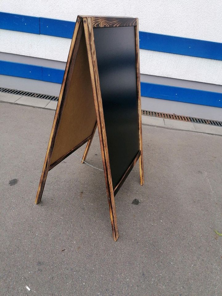 Kundenstopper Werbeaufsteller Kreidetafel 118x60cm geflammt in Berlin