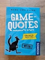 Spiel Game of Quotes Marc-Uwe Kling Känguru-Chroniken Nordrhein-Westfalen - Siegburg Vorschau