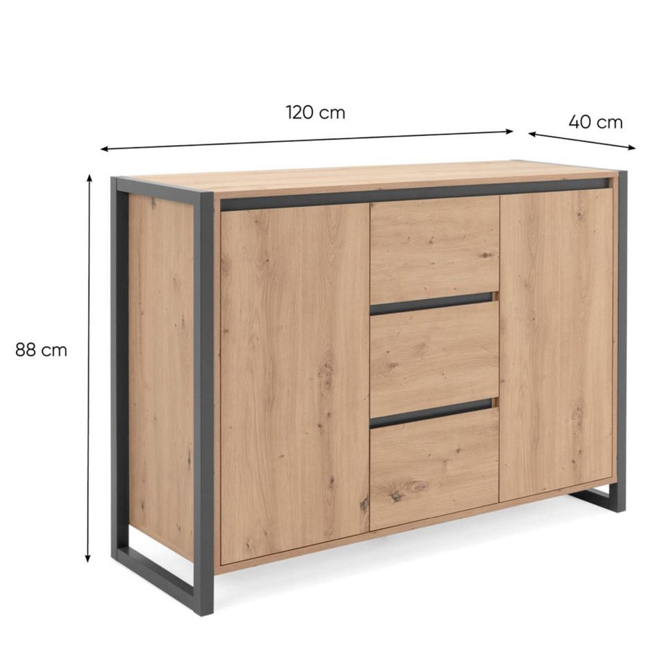 Kommode Sideboard Schrank Highboard Anrichte Natur NEU 217-Ma in Wiesbaden