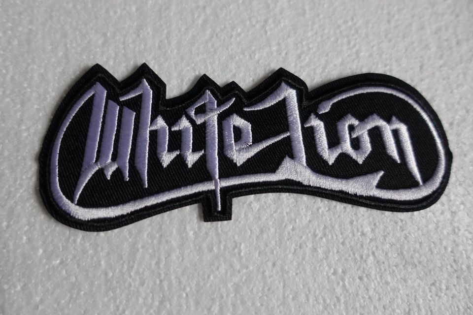 White Lion "Shape-cut Logo" Patch Aufnäher Hair Metal Hard Rock in Köln