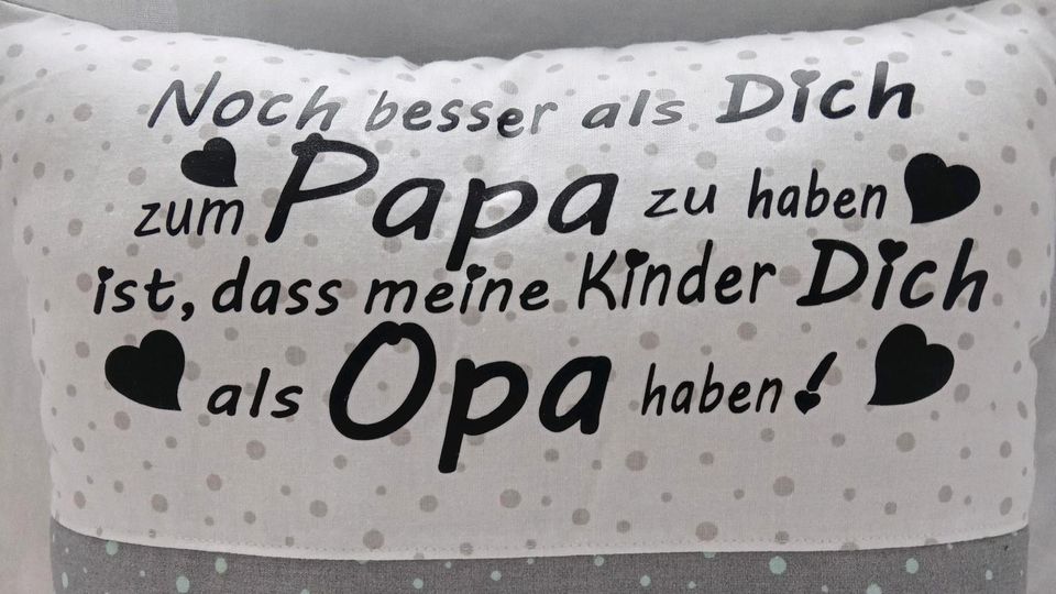 Dekokissen Papa/Opa Vatertag in Hagen