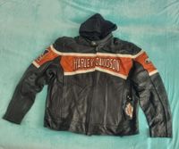 Harley Davidson Old School Racing Lederjacke in XXL Mecklenburg-Vorpommern - Penkun Vorschau