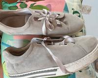 Damen Gabor Schuhe Sneakers Größe 43 Grau Brandenburg - Neuruppin Vorschau