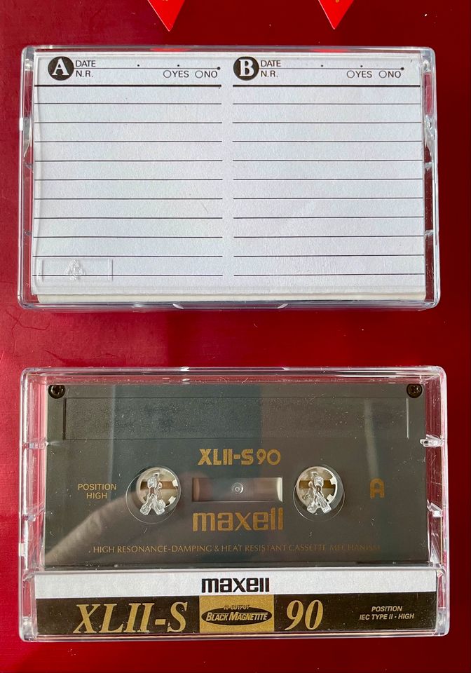 Maxell XLII-S 90 fast neu Vintage Audio Kassette in Niedernberg