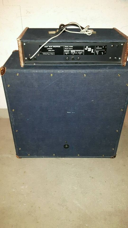 Vintage 1975 Orange Jimmy Bean 4x12 Amp Box ULTRA SELTEN in Köln