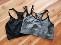 Sport-BH Primark M L 40 42 grau schwarz Racerback Bustier Sport Baden-Württemberg - Mannheim Vorschau