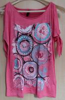 Flame T-Shirt rosa/pink mit Strasssteinen S TShirt Damenshirt Bayern - Marktoberdorf Vorschau