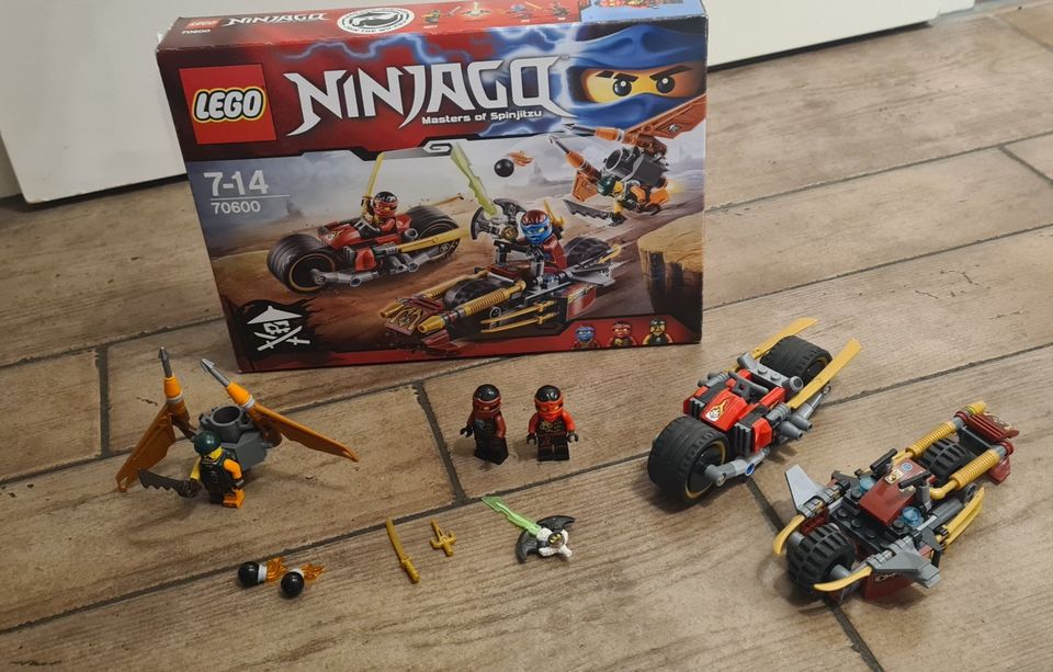 Lego Ninjago 70600 - Ninja-Bike Jagd inkl. OVP u. Anleitung in Much