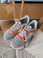 Marc O‘Polo Sneaker Leder Wildleder Plateau Weiß orange 37 Hannover - Mitte Vorschau