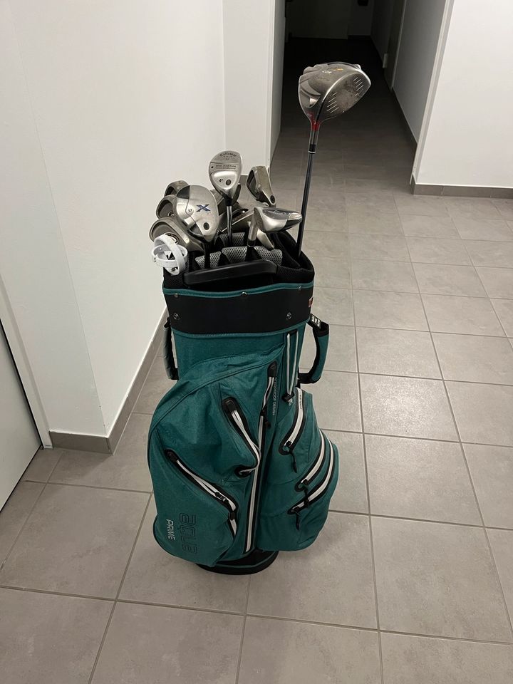 Golfbag Big Max AQUA Prime + Schläger Set in Stockstadt