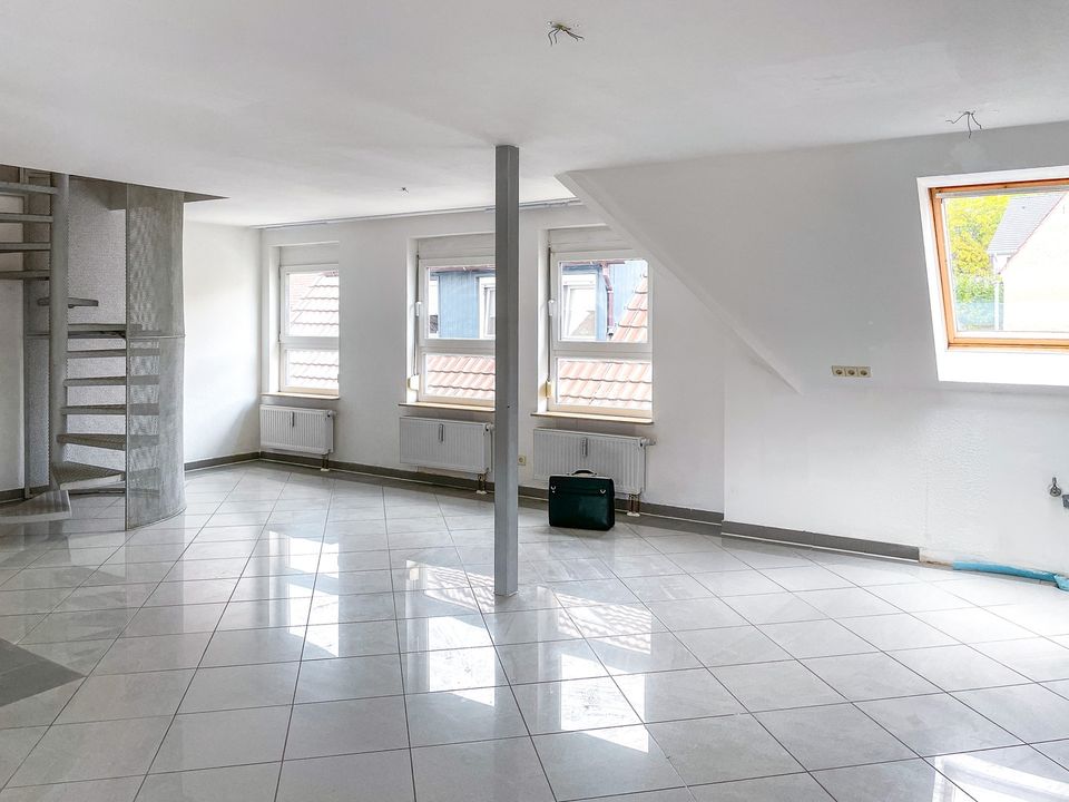4 Zimmer Maisonette-Wohnung (100 qm) mit sonnigem Balkon im idyllischen Duttenberg in Bad Friedrichshall